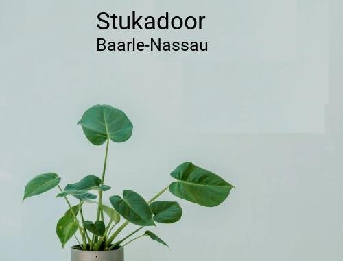 Stukadoor in Baarle-Nassau