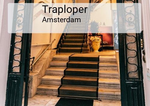 Traploper in Amsterdam