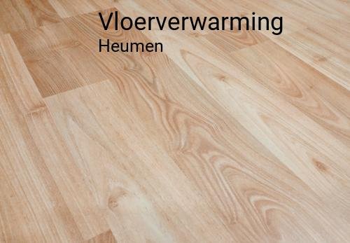 Vloerverwarming in Heumen
