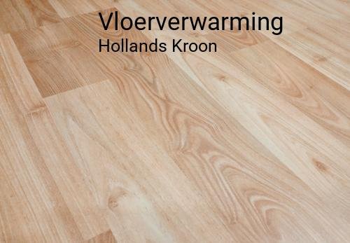Vloerverwarming in Hollands Kroon