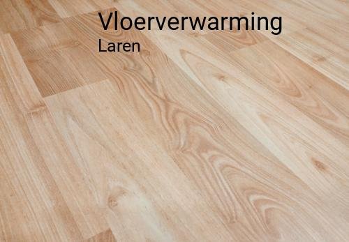 Vloerverwarming in Laren